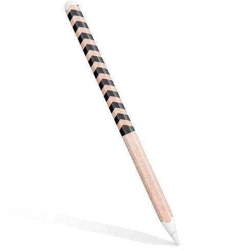 Rose Gold Chevron Split Apple Pencil (2nd Gen 2019) Skin