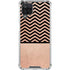Rose Gold Chevron Split Galaxy Cases