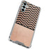 Rose Gold Chevron Split Galaxy A13 5G Clear Case