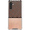 Rose Gold Chevron Split Galaxy A17 Clear Case