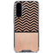 Rose Gold Chevron Split Galaxy A36 5G Clear Case