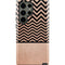 Rose Gold Chevron Split Galaxy S23 Ultra Pro Case