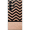Rose Gold Chevron Split Galaxy Skins