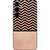 Rose Gold Chevron Split Galaxy S24 Plus Skin