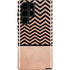 Rose Gold Chevron Split Galaxy S25 Ultra Impact Case