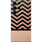 Rose Gold Chevron Split Galaxy S25 Ultra Skin
