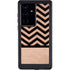 Rose Gold Chevron Split Galaxy S24 Ultra Waterproof Case