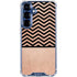 Rose Gold Chevron Split Galaxy S25 Clear Case