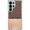 Rose Gold Chevron Split Galaxy S25 Ultra Clear Case