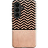 Rose Gold Chevron Split Galaxy S26 Impact Case