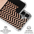 Rose Gold Chevron Split Galaxy S26 Plus Clear Case