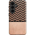 Rose Gold Chevron Split Galaxy S26 Plus Impact Case
