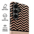 Rose Gold Chevron Split Galaxy S26 Plus Impact Case