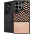 Rose Gold Chevron Split Galaxy S26 Ultra Kickstand Case