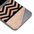 Rose Gold Chevron Split Galaxy Z Flip6 Skin