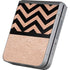 Rose Gold Chevron Split Galaxy Z Flip6 Skin
