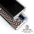 Rose Gold Chevron Split Galaxy Z Fold6 Clear Case