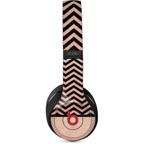 Rose Gold Chevron Split Studio Wireless Skin