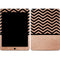Rose Gold Chevron Split iPad Skins