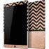 Rose Gold Chevron Split iPad Skins