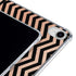Rose Gold Chevron Split iPad 11th Gen (2025) Clear Case