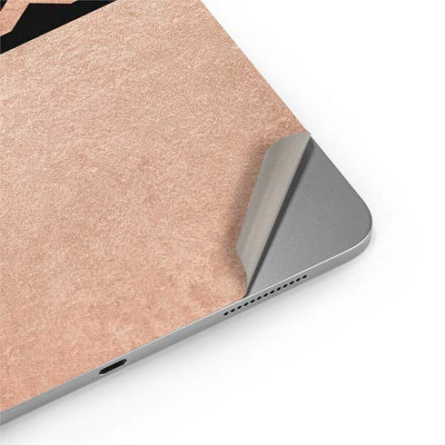 Rose Gold Chevron Split Apple iPad Air Skin