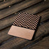 Rose Gold Chevron Split Apple iPad Pro Skin