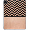 Rose Gold Chevron Split iPad Pro 11in (2024) Clear Case