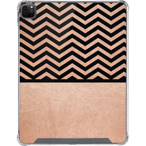 Rose Gold Chevron Split iPad Cases