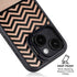 Rose Gold Chevron Split iPhone 14 Kickstand Case