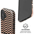 Rose Gold Chevron Split iPhone 16 Magsafe Impact Case
