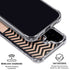 Rose Gold Chevron Split iPhone 16 Plus Clear Case