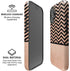 Rose Gold Chevron Split iPhone 16 Plus Magsafe Impact Case