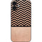 Rose Gold Chevron Split iPhone 16 Plus Skin
