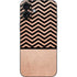 Rose Gold Chevron Split iPhone 16 Plus Skin
