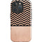 Rose Gold Chevron Split iPhone 16 Pro Max Impact Case