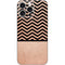 Rose Gold Chevron Split iPhone 16 Pro Max Skin