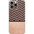 Rose Gold Chevron Split iPhone 16 Pro Max Skin