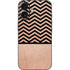 Rose Gold Chevron Split iPhone 16 Skin