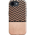 Rose Gold Chevron Split iPhone 16e Impact Case