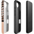 Rose Gold Chevron Split iPhone 16e Impact Case