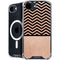Rose Gold Chevron Split iPhone 16e MagSafe Case