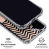 Rose Gold Chevron Split iPhone 17 Clear Case