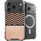 Rose Gold Chevron Split iPhone 18 Pro MagSafe Case