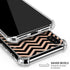 Rose Gold Chevron Split iPhone X/XS Clear Case