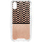Rose Gold Chevron Split iPhone XS Clear Case