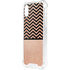 Rose Gold Chevron Split iPhone XS Clear Case
