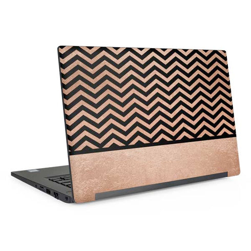 Rose Gold Chevron Split Dell Latitude Skin