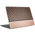 Rose Gold Chevron Split MacBook Skins