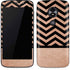 Rose Gold Chevron Split Moto E5 Play Skin